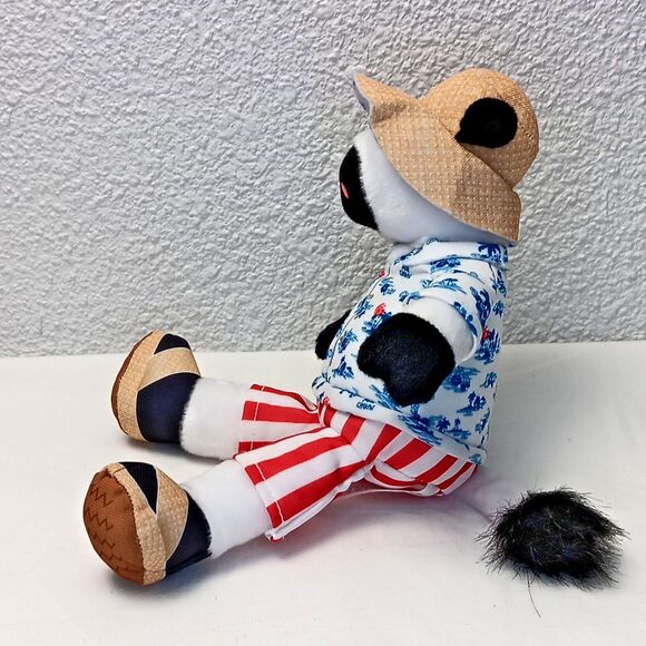 Chick-fil-A Summer 2025 Plush Cow Doll Toy Blue Tropical Island Shirt Cabana 7" - Picture 4 of 10